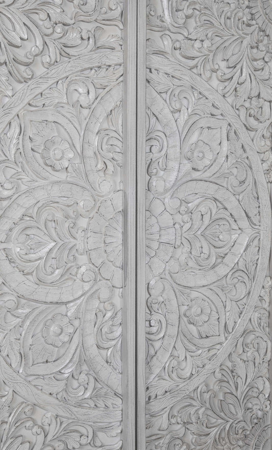 Boho Chic - Wardrobe Chest - Washed White (2024)