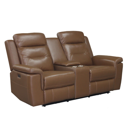 Keldon - Reclining Console Loveseat