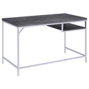 Coaster Furniture Kravitz 801271 47-inch 1-shelf Writing Desk - Weathered Grey IMAGE 4