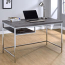 Coaster Furniture Kravitz 801271 47-inch 1-shelf Writing Desk - Weathered Grey IMAGE 7