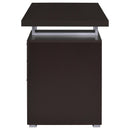 Coaster Furniture Brennan 800519 47-inch 3-Drawer Office Computer Desk - Cappuccino IMAGE 5