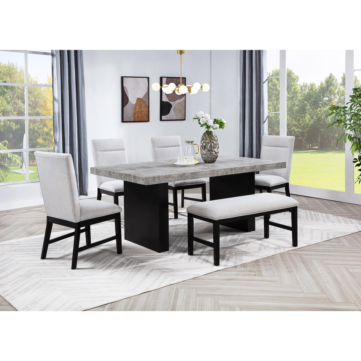 Crown Mark Sebastian 2225T-3972 Dining Table IMAGE 2