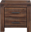 Meadow - Solid Wood Two Drawer Nightstand