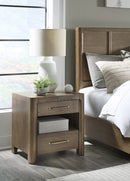 Morris - 3 Drawer Nightstand - Claystone