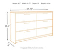 Baystorm - Six Smooth Drawer Dresser