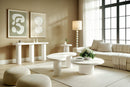 Sven - Tall Wooden Coffee Table - Rice