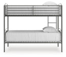 Lanceburg - 3 Pc. - Twin Over Twin Bunk Bed And 2 Mattresses - Gray
