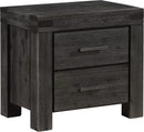 Meadow - Solid Wood Two Drawer Nightstand