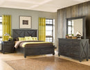 Yosemite - Solid Wood Panel Bed