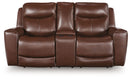 Bexhurst - 2 Pc. - Power Reclining Sofa And Loveseat - Mahogany