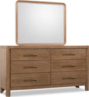 Morris - 6 Drawer Dresser - Claystone