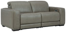 Correze - 2-Piece Power Reclining Sectional - Gray