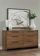 Totes - Six Drawer Dresser - English Walnut