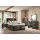  Crown Mark Emily B4275 6 pc King Bookcase Bedroom Set IMAGE 1