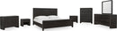 Xolani - Two Drawer Acacia Wood Nightstand - Jaguar