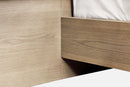 One - Coastal Modern Live Edge Wall Bed With Floating Nightstands