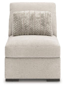 Cuddle Plush - 3 Pc. - 3-Piece Sectional, Chair And Ottoman - Arctic