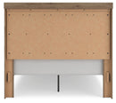 Oliandon - 3 Pc. - Queen Panel Storage Bed, Dresser And Mirror - Light Brown