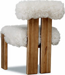 Nia - Dining Accent Chair (Set of 2) - Sheepskin And Lioness