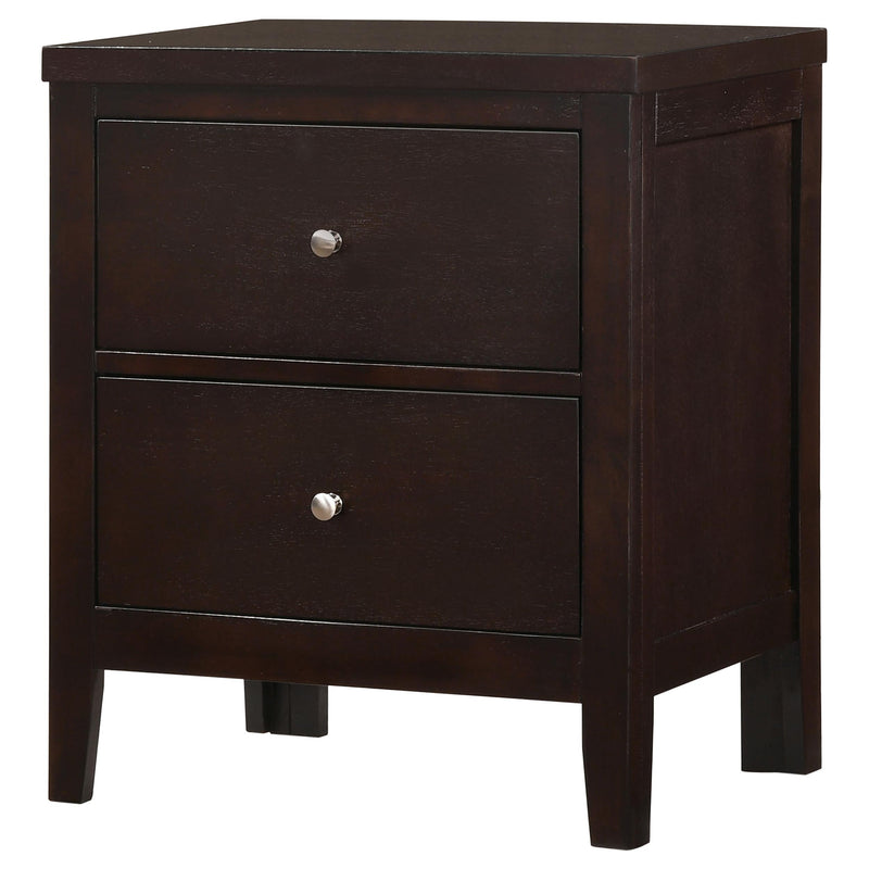 Coaster Furniture Carlton 202092 2-Drawer Nightstand - Cappuccino IMAGE 3
