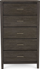 Nevis Riva - Five Drawer Chest - Sharkskin (2024)