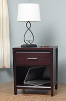 Nevis - Charging Station Nightstand - Espresso