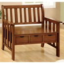  Furniture of America Pine Crest Storage Bench CM-BN6300 IMAGE 1