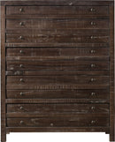 Townsend - Five Drawer Solid Wood Chest - Java (2024)
