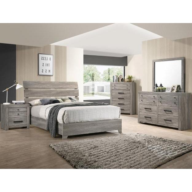  Crown Mark Tundra B5520 6 pc Queen Panel Bedroom Set IMAGE 1