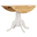 Coaster Furniture Round Damen Dining Table with Pedestal Base 4241 IMAGE 2