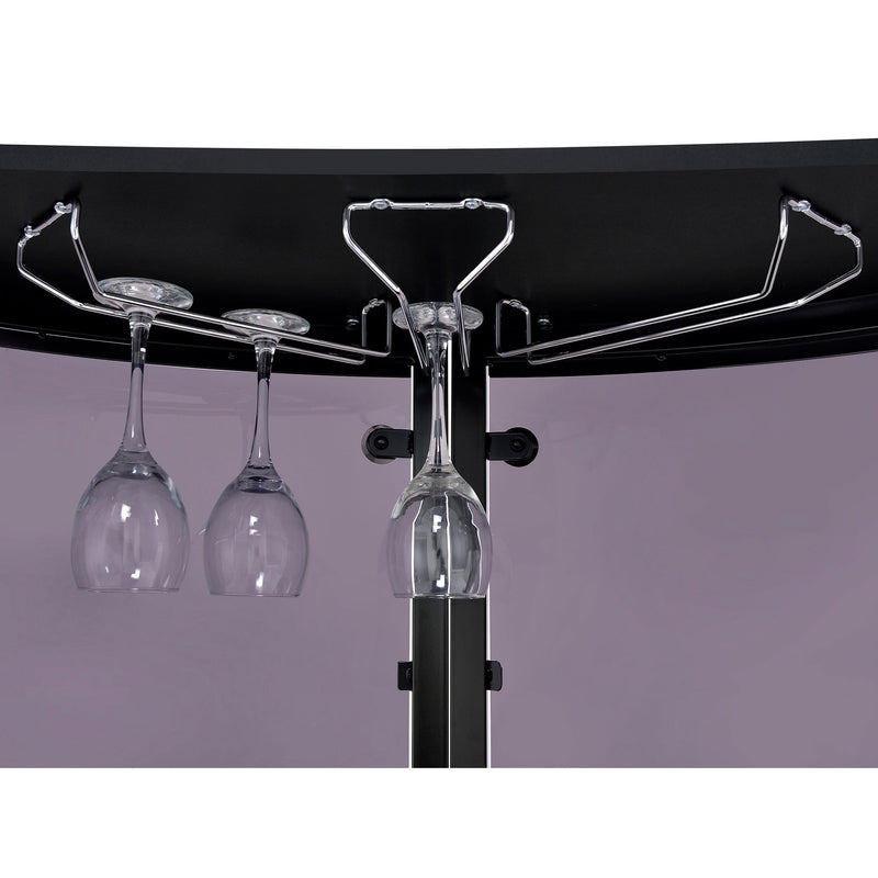 Coaster Furniture Amarillo 101065 Freestanding Glass Top Home Bar Wine Cabinet - Black IMAGE 11