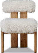 Nia - Dining Accent Chair (Set of 2) - Sheepskin And Lioness