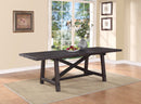 Yosemite - Solid Wood Rectangular Extension Table - Cafe
