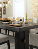 Burkhaus - Rectangular Dining Room Extension Table - Dark Brown