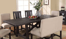 Yosemite - Solid Wood Rectangular Extension Table - Cafe