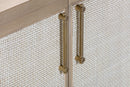 Sumire - Two Door Ash Wood Bachelor Chest - Ginger And Natural Cane