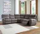 Next-Gen Durapella - 6 Piece Power Reclining Sectional Set