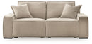 Carceri - 2-Piece Power Reclining Sectional Loveseat - Cashmere