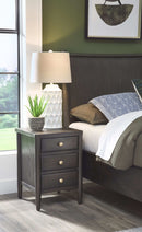 Rockport - Three Drawer Small Nightstand - Yin