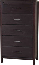 Nevis - Five Drawer Chest - Espresso (2024)