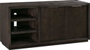 Oxford - 64" Two Drawer Two Shelf Media Console - Basalt Gray