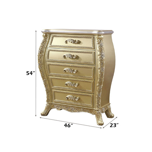 Cabriole - Chest - Gold