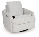 Alainmont Next-Gen Nuvella - Swivel Power Recliner - Stone