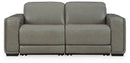 Correze - 2-Piece Power Reclining Sectional - Gray