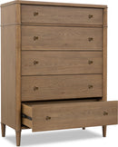 Whitmore - 5 Drawer Chest - Claystone