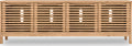 Tanner - Four Door Solid Ash Media Console