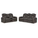 Signature Design by Ashley Fyne-Dyme 36602U1 2 pc Power Reclining Living Room Set IMAGE 2