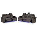 Signature Design by Ashley Fyne-Dyme 36602U1 2 pc Power Reclining Living Room Set IMAGE 3