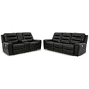 Signature Design by Ashley Warlin 61105U1 2 pc Power Reclining Living Room Set IMAGE 2