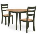 Signature Design by Ashley Gesthaven D401D4 3 pc Dining Set IMAGE 2